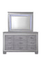 Lillian Silver LED Upholestered Bedroom Set