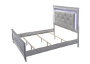 Lillian Silver LED Upholestered Bedroom Set