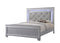 Lillian Silver LED Upholestered Bedroom Set