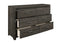 Edina Dark Gray Panel Bedroom Set