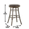 Bali 30″ Backless Bar Stool, Swivel, Gray