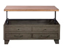 Bear Creek Lift-Top Cocktail Table, Brown