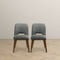 Blake Dark Grey Fabric Dining Chair (Set of 2)