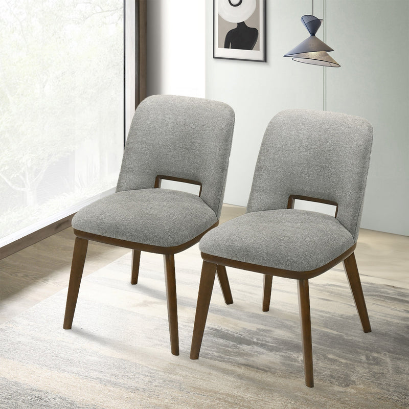 Blake Light Grey Fabric Dining Chair (Set of 2)