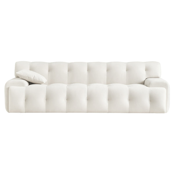 Brigette Cream Velvet Sofa