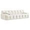 Brigette Cream Velvet Sofa