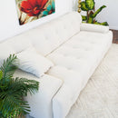 Brigette Cream Velvet Sofa