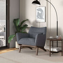 Brayden Sea Side Grey Linen Armchair