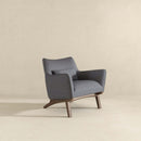 Brayden Sea Side Grey Linen Armchair