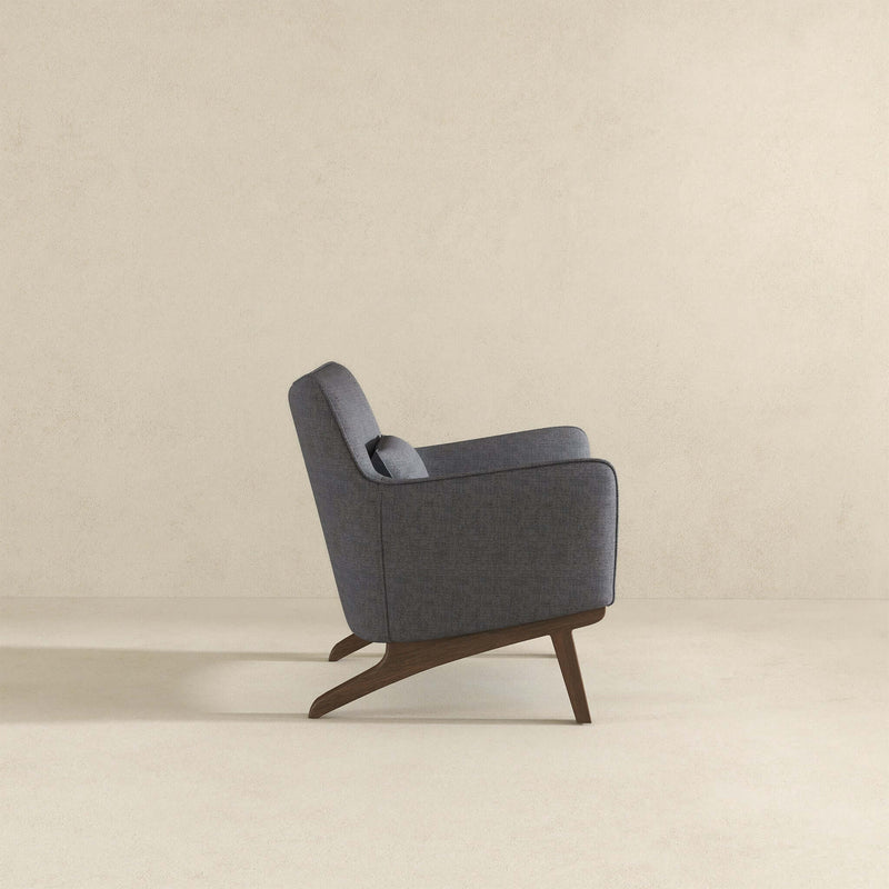 Brayden Sea Side Grey Linen Armchair