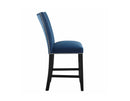 Camila Counter Stool, Blue Velvet, Set of 2