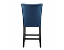 Camila Counter Stool, Blue Velvet, Set of 2