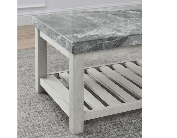 Canova Gray Marble Coffee Table