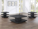 Canyon Cocktail Table with Casters, Black