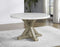 Carena 52-inch Round White Marble Top Table