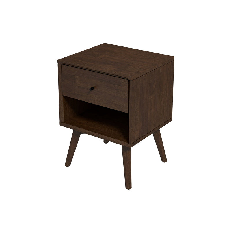 Caroline Mid Century Modern Style Night Stand 1-Drawer