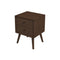 Caroline Mid Century Modern Style Night Stand 2-Drawer