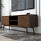 Caroline Mid Century Modern Style Walnut TV Stand up to 72"