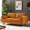 Casey Velvet Loveseat Blue