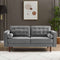 Casey Velvet Loveseat Blue