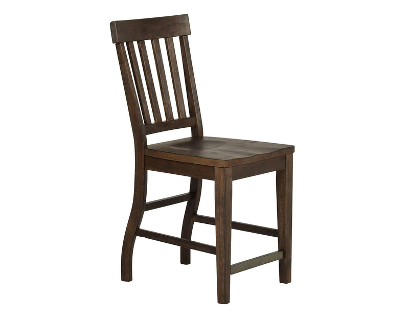 Cayla 24″ Counter Stool, Dark Oak, Set of 2