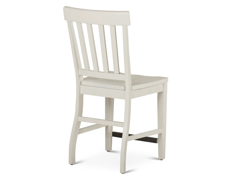 Cayla 24″ Counter Stool, White, Set of 2