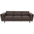 Ferre Brown Genuine Leather Sofa