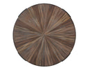 Chevron 36-inch Round Coffee Table