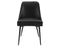 Colfax, Black Leatherette Side Chair, Set of 2