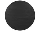 Colvin 36″ Round Castered Coffee Table, Black Finish