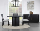 Colvin 52″ Round Dining Table, Black finish