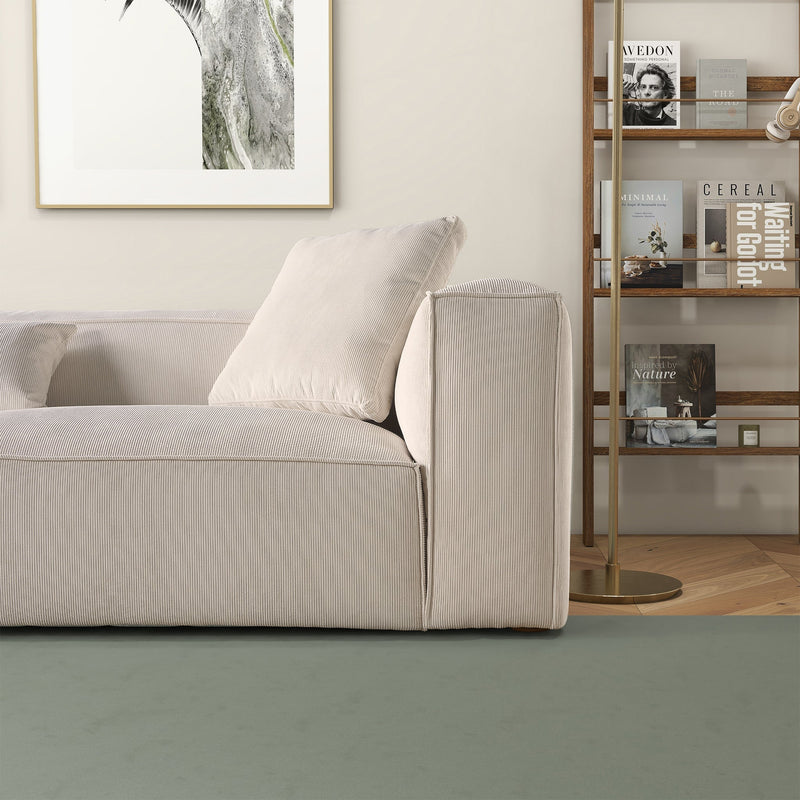 Conrad Cream Corduroy Large Sofa