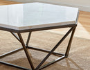 Corvus 3-Piece Marble Top Set(Cocktail & 2 End Tables)