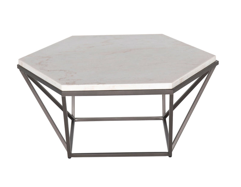 Corvus 3-Piece Marble Top Set(Cocktail & 2 End Tables)