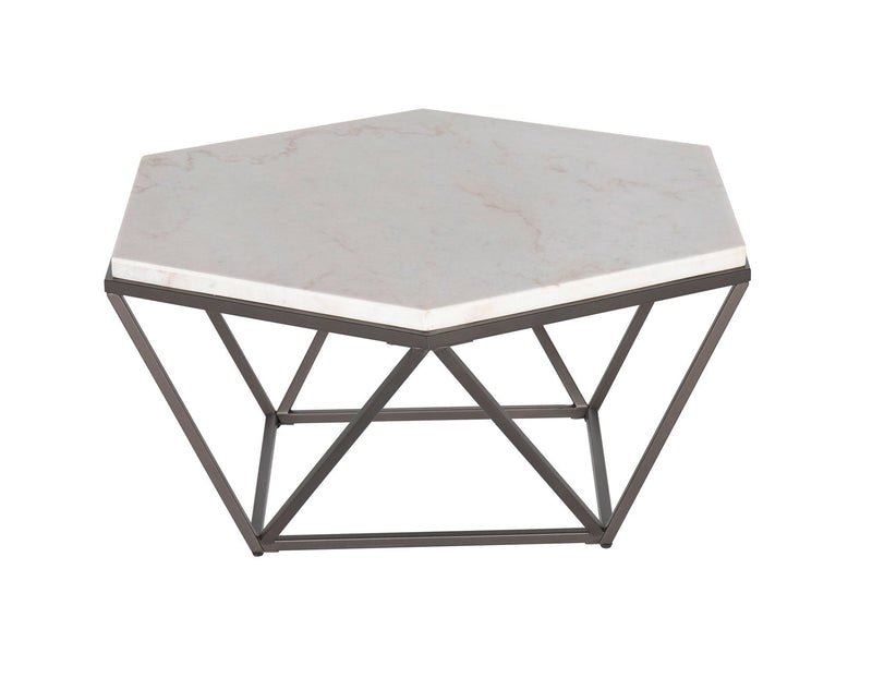 Corvus 3-Piece Marble Top Set(Cocktail & 2 End Tables)