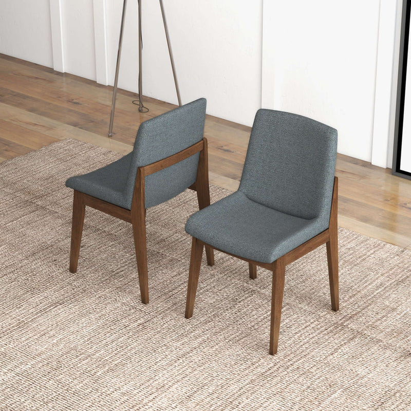 Crystal Dining Chair (Set of 2) Dark Grey