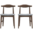 Destiny Dining Chairs (Set of 2) Grey Linen