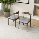 Destiny Dining Chairs (Set of 2) Grey Linen