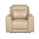 DONCELLA DUAL-POWER LEATHER RECLINER