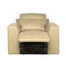 DONCELLA DUAL-POWER LEATHER RECLINER