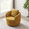 Dylan Dark Yellow Boucle Lounge Chair