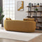 Dylan Modern French Boucle Sofa Dark Yellow Boucle