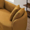 Dylan Modern French Boucle Sofa Dark Yellow Boucle