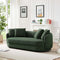 Dylan Modern French Boucle Sofa Olive Green Boucle