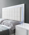 Beverly White Platform LED Bedroom Set