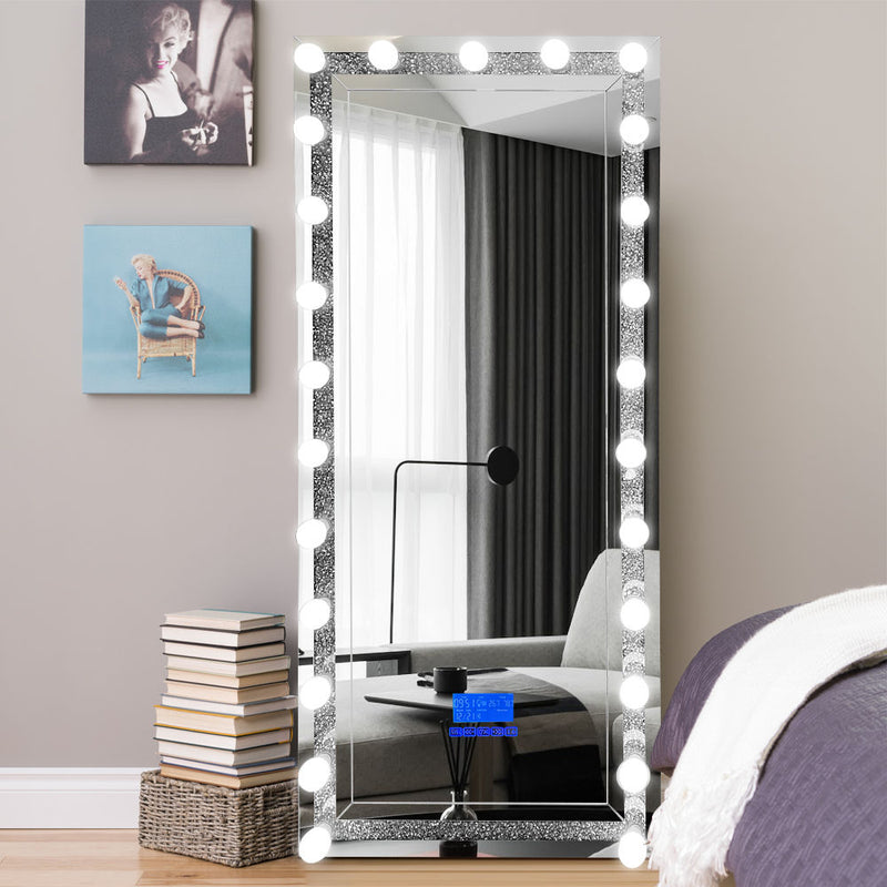 A-FM03 Hollywood LED Bluetooth  Floor Mirror