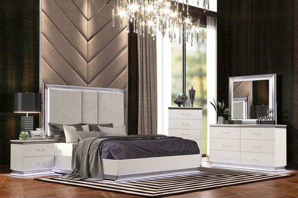 B8300 LLana White Bedroom Set