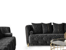 Elit Charcoal Living Room Set