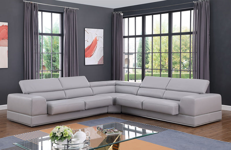 MI-5106A Pella light gray sectional