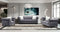 S8188 Milan (Grey) Living Room Set